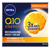 NIVEA Q10 Energy Recharging Face Night Cream with Vitamin C 50ml