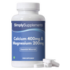 Simplysupplements Calcium 400mg & Magnesium 200mg Tablets 120 Tablets