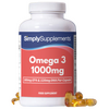 Simplysupplements Omega 3 Capsules 1,000mg 120 Capsules