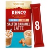 Kenco Salted Caramel Iced Hot Latte Instant Coffee 8 Sachets