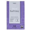 M&S Fairtrade Decaffeinated Earl Grey Tea Bags 50 per pack