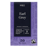 M&S Fairtrade Earl Grey Tea Bags 50 per pack