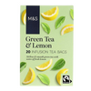 M&S Fairtrade Green Tea with Lemon Tea Bags 20 per pack