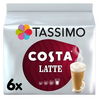 Tassimo Costa Latte Coffee Pods 6 per pack