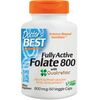 Doctor's Best Fully Active Folate 800 with Quatrefolic, 800mcg - 60 vcaps