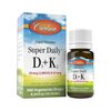 CarlsonLabs Super Daily D3 + K2, 2000 IU - 10 ml.