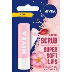 NIVEA Lip Scrub Rosehip & Vitamin E Lip Balm 4.8g