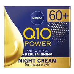 NIVEA Q10 Power 60+ Anti-Wrinkle Night Cream Moisturiser 50ml