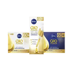 NIVEA Q10 Power 60+ Anti-Wrinkle Face Moisturiser Regime Bundle
