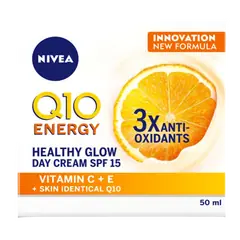 NIVEA Q10 Energy Healthy Glow Face Day Cream with Vitamin C 50ml
