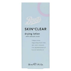 Boots Skin Clear Drying Lotion with salicylic acid 30ml