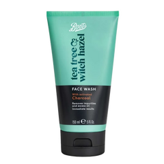Boots Tea Tree & Witch Hazel Charcoal Facial Wash 150ml