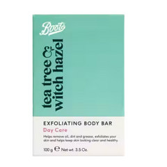 Boots Tea Tree & Witch Hazel Exfoliating Body Bar 100g