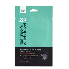 Boots Tea Tree & Witch Hazel Purifying Plastic Free Sheet Mask 18g