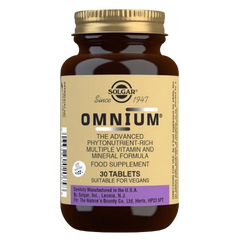 Solgar Omnium Multivitamin Tablets 30 Caps