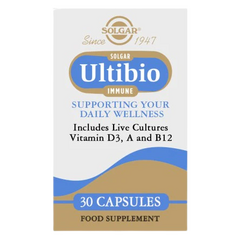 Solgar Ultibio Immune Vegetable Capsules 30 Caps