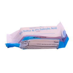 DermaHarmony 5% SUFLUR & 2% SALICYLIC ACID BODY AND FACIAL BAR SOAP - 4 Oz