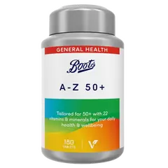 Boots A-Z 50+ 180 Tablets (6 month supply)