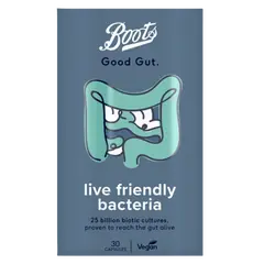 Boots Good Gut Live Friendly Bacteria 30 Capsules