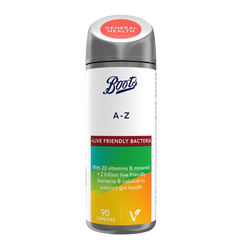 Boots A-Z Multivitamin + Live Friendly Bacteria 90 Capsules - 3 months supply