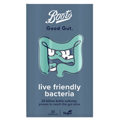 Boots Good Gut Live Friendly Bacteria 30 Capsules