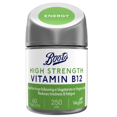 Boots High Strength Vitamin B12, 60 Tablets