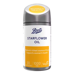 Boots Starflower Oil 1000 mg 30 Capsules (1 month supply)