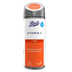 Boots Vitamin C and Zinc 180 Tablets (6 month supply)