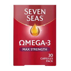 Seven Seas Omega-3 Fish Oil Max Strength with Vitamin D 30 Capsules