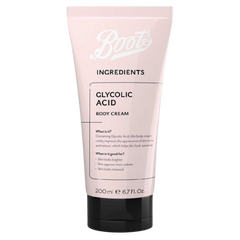 Boots Ingredients Glycolic Body Cream 200ml