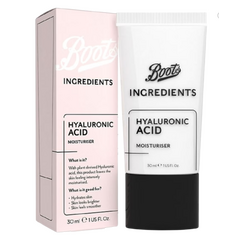 Boots Ingredients Hyaluronic Acid Moisturiser 30ml