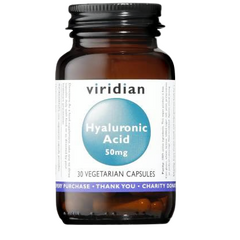 Viridian Hyaluronic Acid 50mg Veg Caps 30