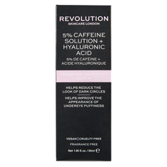 Revolution Skincare 5% Caffeine Solution + Hyaluronic Acid Targeted Under Eye Serum 30ml