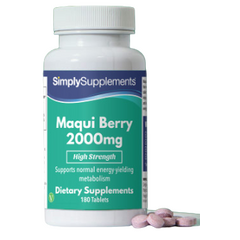 Simplysupplements Maqui Berry Tablets 2,000mg 180 Tablets