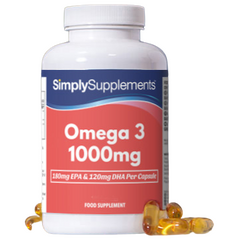 Simplysupplements Omega 3 Capsules 1,000mg 120 Capsules
