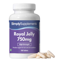 Simplysupplements Royal Jelly Tablets 750mg 180 Tablets