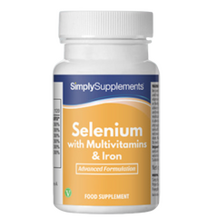 Simplysupplements Selenium 220mcg with Multivitamins & Iron 120 Tablets