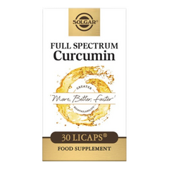 Solgar Full Spectrum Curcumin Capsules - Pack of 30