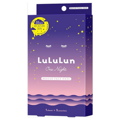 Lululun One Night Rescue Face MasK Set of 5