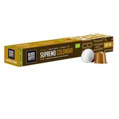 Black Coffee Roasters Supremo Colombia 10 pods for Nespresso