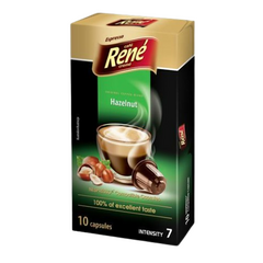 Cafe Rene Hazelnut 10 pods for Nespresso