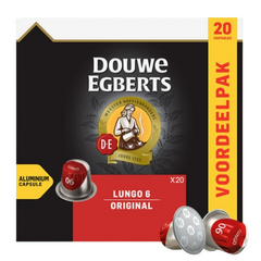 Douwe Egberts Lungo 6 Original 20 pods for Nespresso