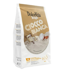 Dolce Vita White Chocolate 16 pods for Lavazza A Modo Mio