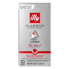 illy Lungo Classico 10 pods for Nespresso