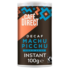 Cafedirect Fairtrade Decaf Machu Picchu Instant Coffee 100g