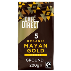 Cafedirect Fairtrade Organic Mayan Gold Mexico Ground Coffee 200g