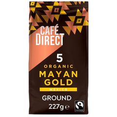 Cafedirect Fairtrade Organic Mayan Gold Mexico Ground Coffee 227g