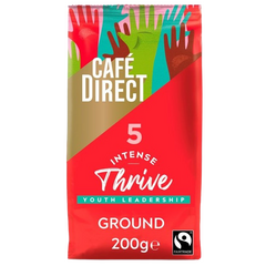 Cafedirect Fairtrade Thrive Intense Roast Ground Coffee 200g