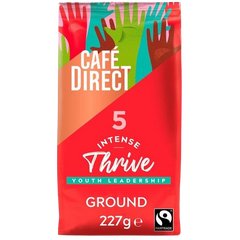 Cafedirect Fairtrade Thrive Intense Roast Ground Coffee 227g
