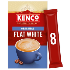 Kenco Flat White Instant Coffee Sachets 8 per pack